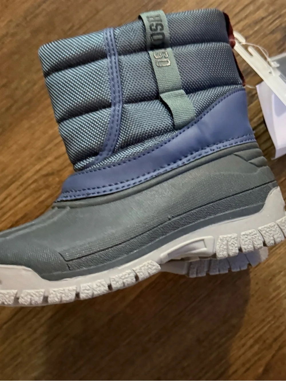 OshKosh B'gosh Light Blue and Mint Kids Waterproof Snow Boots